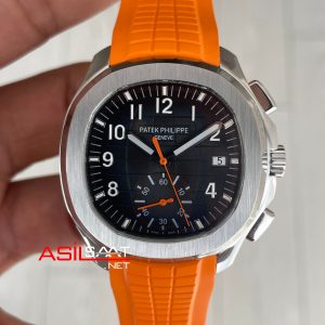 Patek Philippe Aquanaut Turuncu 5968A Chronograph 42mm Super Clone Swiss ETA Saat 3K Factory