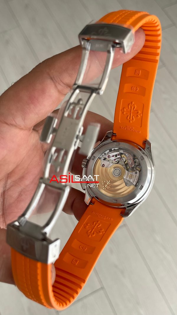 Patek Philippe Aquanaut Turuncu 5968A Chronograph 42mm Super Clone Swiss ETA Saat 3K Factory Patek Philippe Aquanaut Turuncu 5968A Chronograph 42mm Super Clone Swiss ETA Saat 3K Factory