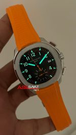 Patek Philippe Aquanaut Turuncu 5968A Chronograph 42mm Super Clone Swiss ETA Saat 3K Factory