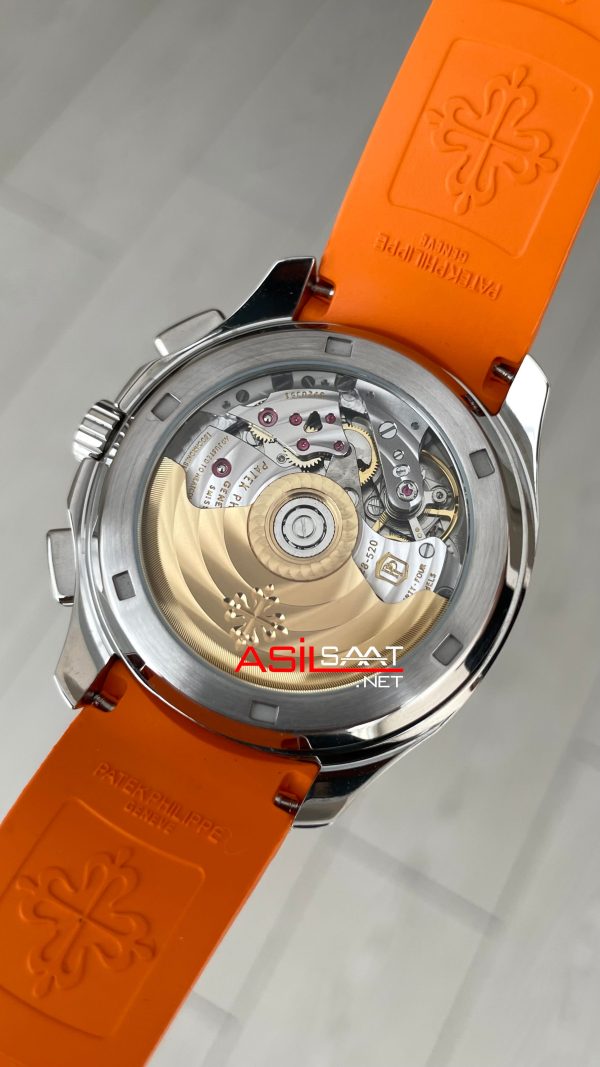 Patek Philippe Aquanaut Turuncu 5968A Chronograph 42mm Super Clone Swiss ETA Saat 3K Factory Patek Philippe Aquanaut Turuncu 5968A Chronograph 42mm Super Clone Swiss ETA Saat 3K Factory