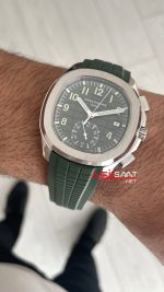Patek Philippe Aquanaut Yeşil 5968G Chronograph Khaki Green 42mm Super Clone Swiss ETA Saat 3K Factory