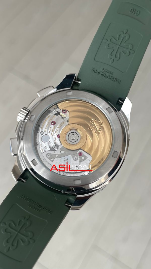 Patek Philippe Aquanaut Yeşil 5968G Chronograph Khaki Green 42mm Super Clone Swiss ETA Saat 3K Factory Patek Philippe Aquanaut Yeşil 5968G Chronograph Khaki Green 42mm Super Clone Swiss ETA Saat 3K Factory