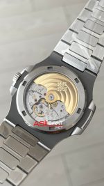 Patek Philippe Nautilus 5711 Beyaz Kadran 40mm Super Clone Swiss ETA Saat PP Factory