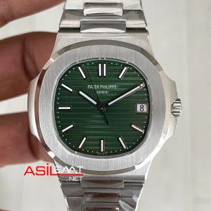 Patek Philippe Nautilus 5711 Yeşil Kadran 40mm Super Clone Swiss ETA Saat 3K Factory