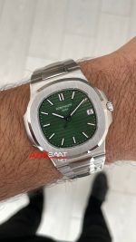 Patek Philippe Nautilus 5711 Yeşil Kadran 40mm Super Clone Swiss ETA Saat 3K Factory