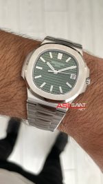 Patek Philippe Nautilus 5711 Yeşil Kadran 40mm Super Clone Swiss ETA Saat 3K Factory