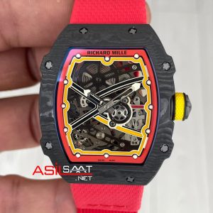 Richard Mille Alexander Zverev Carbon RM 67-02 Red Super Clone Swiss ETA Saat AV Factory