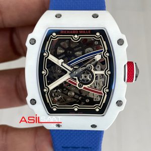 Richard Mille Alexis Pinturault Carbon RM 67-02 Blue Super Clone Swiss ETA Saat AV Factory