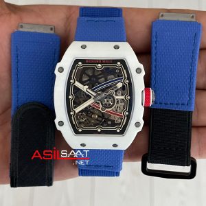 Richard Mille Alexis Pinturault Carbon RM 67-02 Blue Super Clone Swiss ETA Saat AV Factory