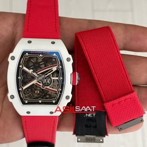 Richard Mille Alexis Pinturault Carbon RM 67-02 Red Super Clone Swiss ETA Saat AV Factory