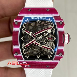 Richard Mille Mutaz Barshim Qatar Carbon RM 67-02 Super Clone Swiss ETA Saat AV Factory