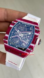Richard Mille Mutaz Barshim Qatar Carbon RM 67-02 Super Clone Swiss ETA Saat AV Factory