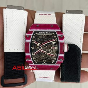 Richard Mille Mutaz Barshim Qatar Carbon RM 67-02 Super Clone Swiss ETA Saat AV Factory