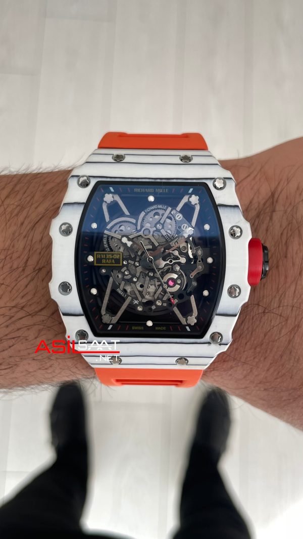 Richard Mille Rafa RM35-02 Carbon NPTP White Orange