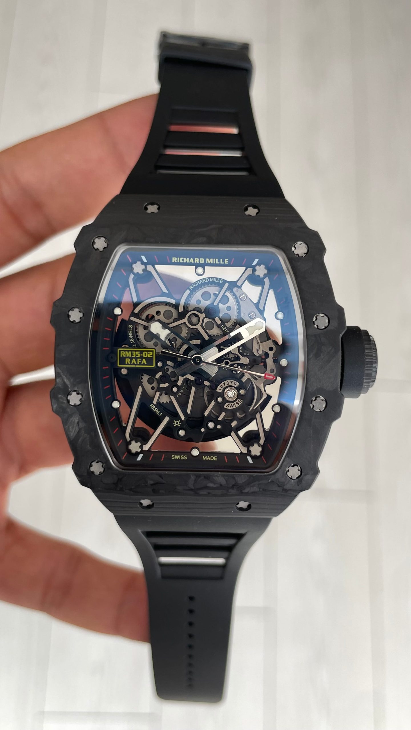 Richard Mille Rafael Nadal RM35-02 Carbon TPT KU Factory