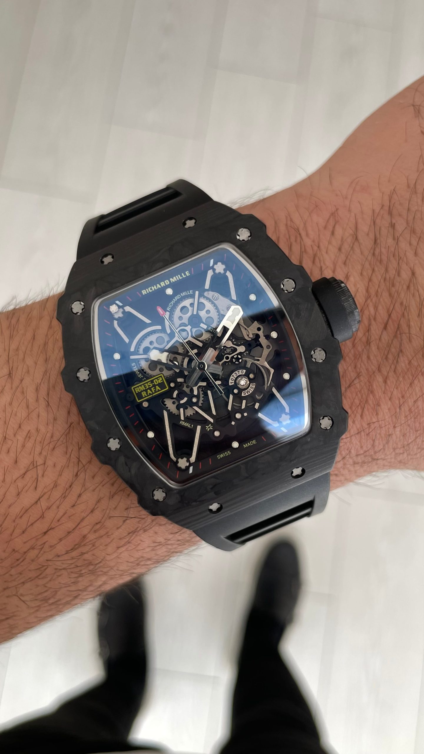 Richard Mille Rafael Nadal RM35-02 Carbon TPT KU Factory