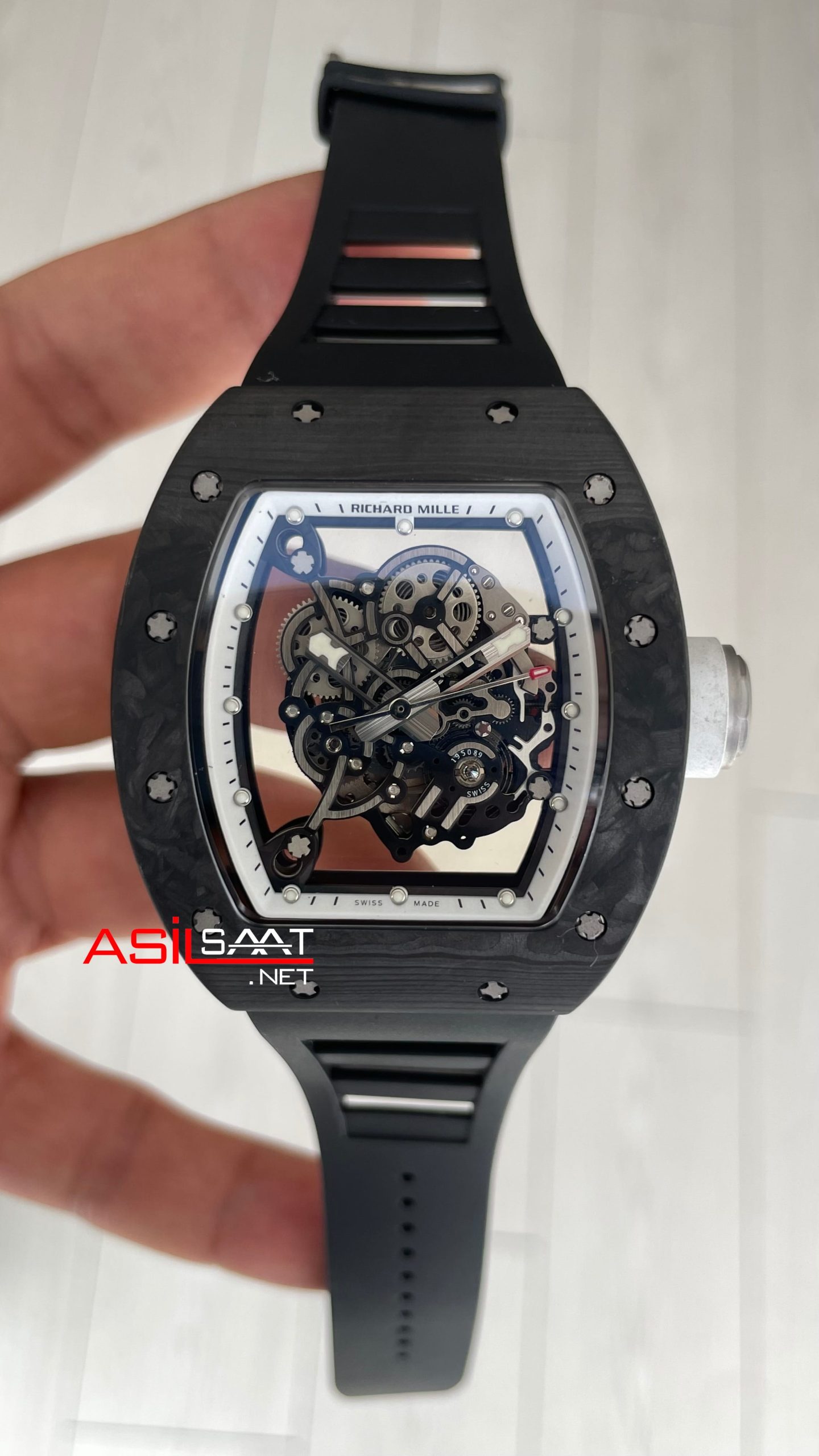 Richard Mille RM055 Bubba Watson Dark Legend Carbon TPT Titanium White KV Factory