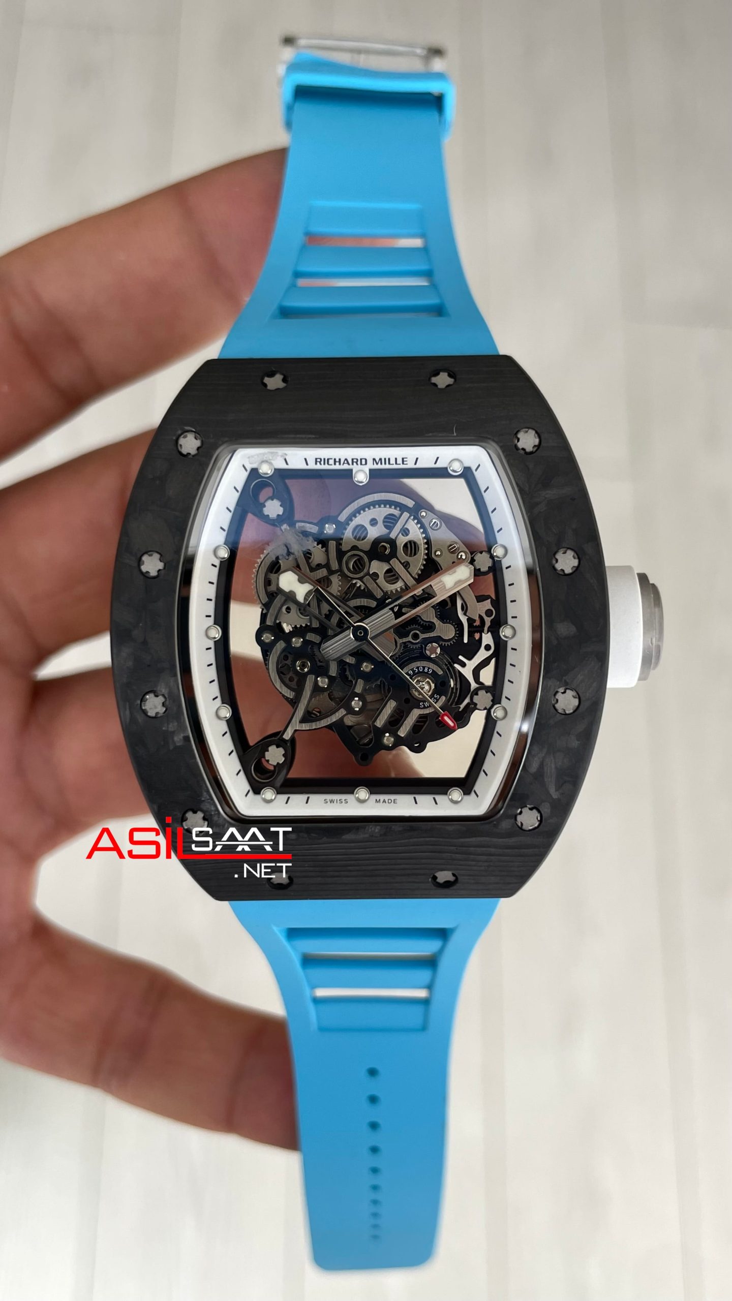 Richard Mille RM055 Bubba Watson Yas Marina Circuit Carbon TPT Titanium Tiffany KU Factory