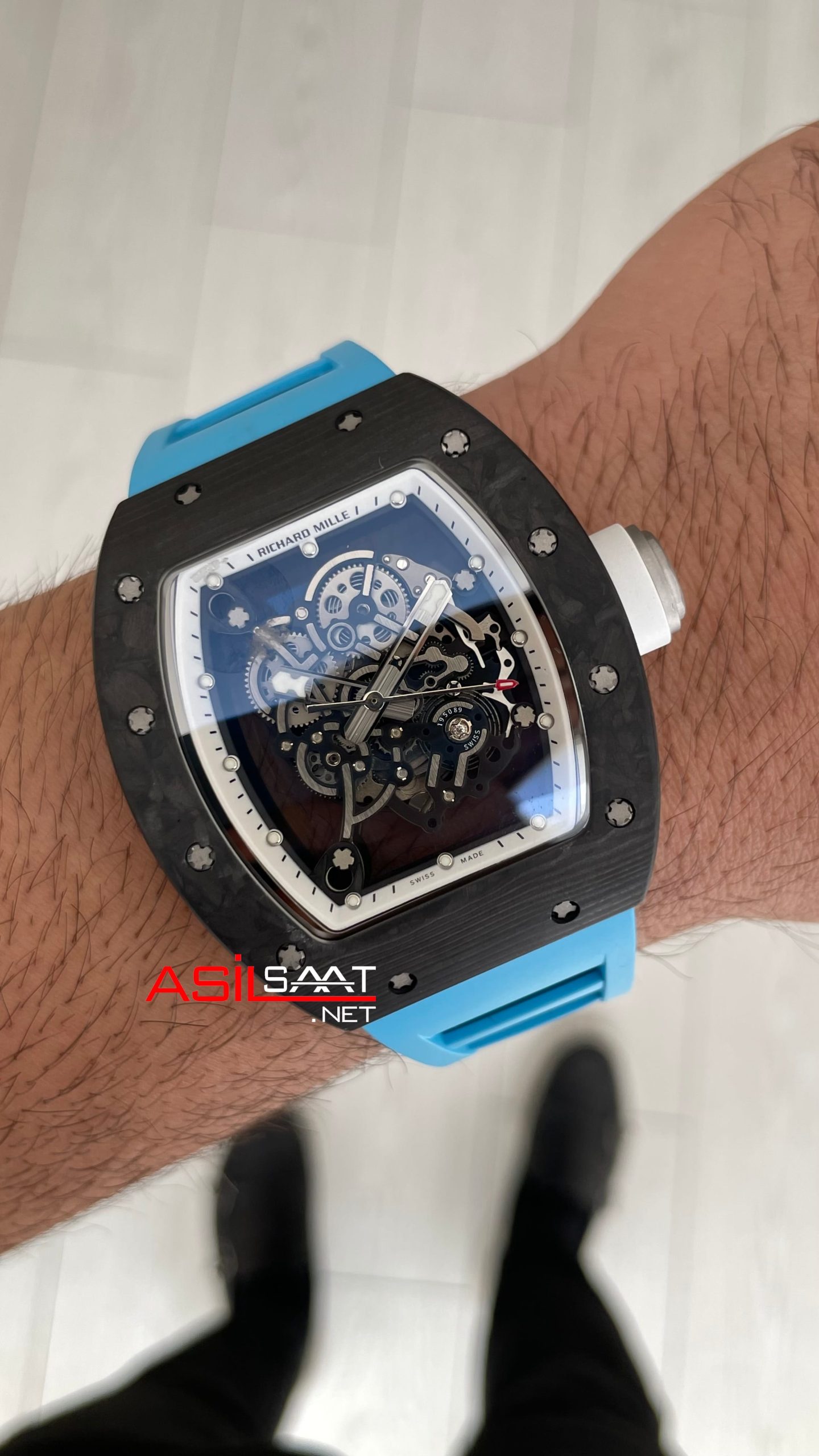 Richard Mille RM055 Bubba Watson Yas Marina Circuit Carbon TPT Titanium Tiffany KU Factory