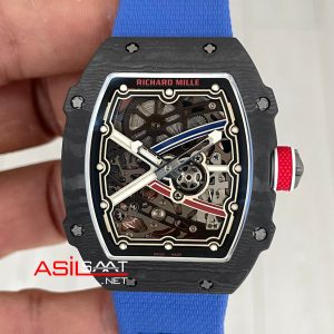 Richard Mille Sebastian Ogier Carbon RM 67-02 Blue Super Clone Swiss ETA Saat AV Factory