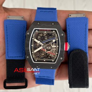 Richard Mille Sebastian Ogier Carbon RM 67-02 Blue Super Clone Swiss ETA Saat AV Factory