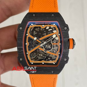 Richard Mille McLaren Carbon RM 67-02 Orange Super Clone Swiss ETA Saat AV Factory