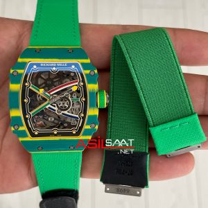 Richard Mille Sprint Van Niekerk Carbon RM 67-02 Green Super Clone Swiss ETA Saat AV Factory