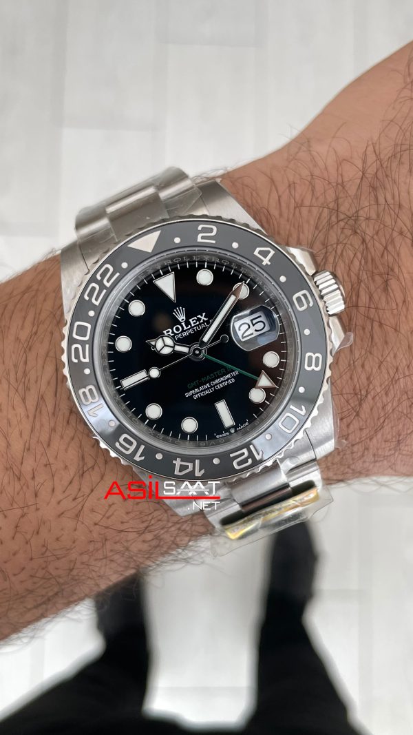 Rolex Bruce Wayne Gmt Master II 126710GRNR Oyster 40mm DD3285 V3 Super Klon Swiss ETA Saat AR Factory Rolex Bruce Wayne Gmt Master II 126710GRNR Oyster 40mm DD3285 V3 Super Klon Swiss ETA Saat AR Factory