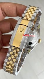Rolex Datejust Şampanya 126333 Champagne Dial Jubilee Two Tone Gold 36mm Super Clone Swiss ETA Saat AR Factory