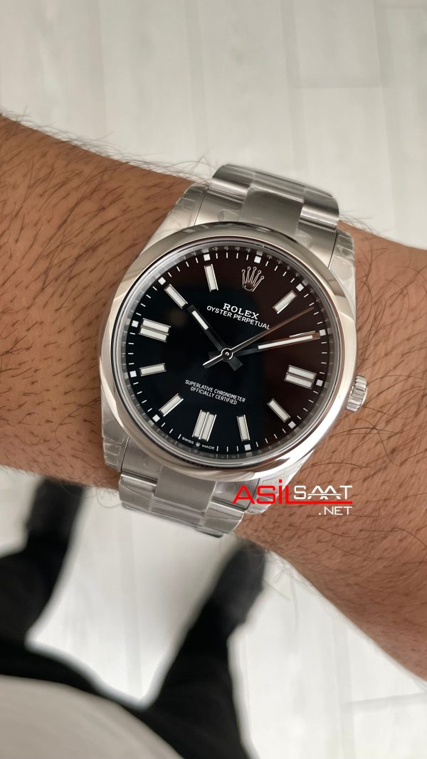 Rolex Oyster Perpetual Siyah 134300 Black Dial 41mm 3230 Super Clone ETA Swiss VS Factory Rolex Oyster Perpetual Siyah 134300 Black Dial 41mm 3230 Super Clone ETA Swiss VS Factory