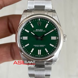Rolex Oyster Perpetual Yeşil 134300 Green Dial 41mm 3230 Super Clone ETA Swiss VS Factory