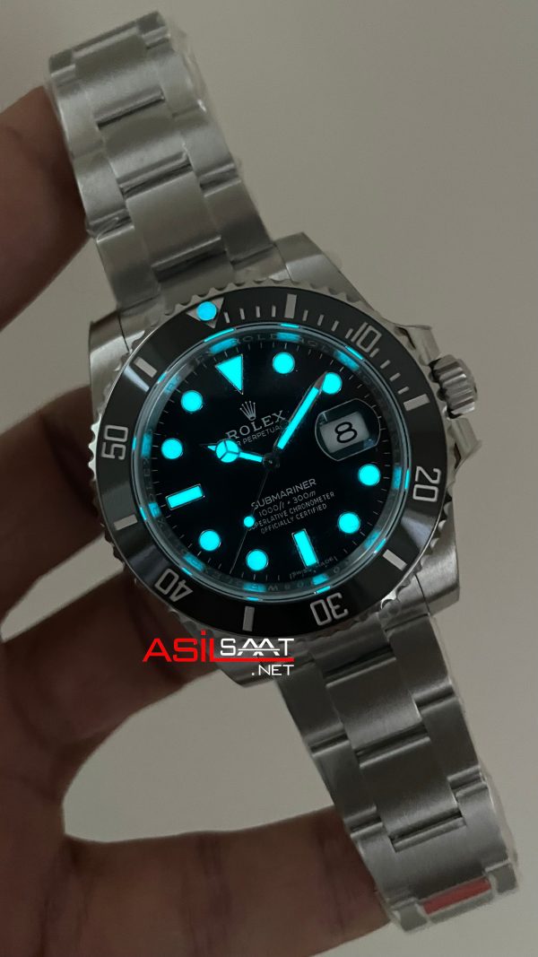 Rolex Submariner Date 116610LN 40mm 3135 Super Klon Swiss ETA Saat VS Factory Rolex Submariner Date 116610LN 40mm 3135 Super Klon Swiss ETA Saat VS Factory