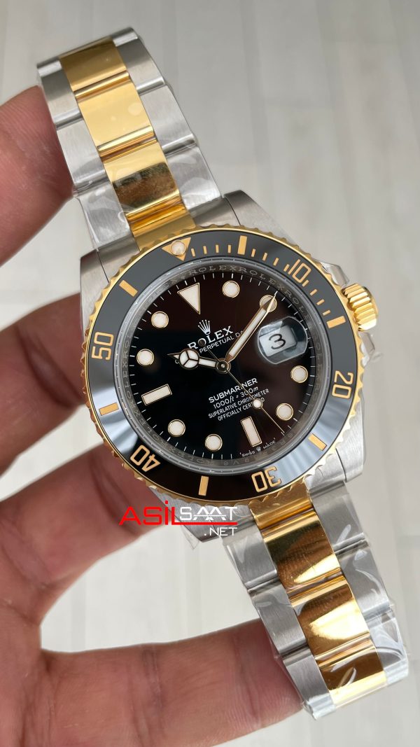 Rolex Submariner Date 126613LN Two Tone Gold 41mm DD3235 Super Klon Swiss ETA Saat AR Factory Rolex Submariner Date 126613LN Two Tone Gold 41mm DD3235 Super Klon Swiss ETA Saat AR Factory