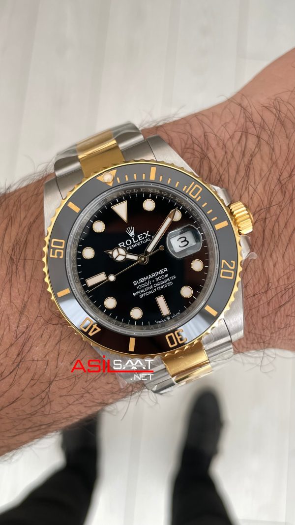 Rolex Submariner Date 126613LN Two Tone Gold 41mm DD3235 Super Klon Swiss ETA Saat AR Factory Rolex Submariner Date 126613LN Two Tone Gold 41mm DD3235 Super Klon Swiss ETA Saat AR Factory