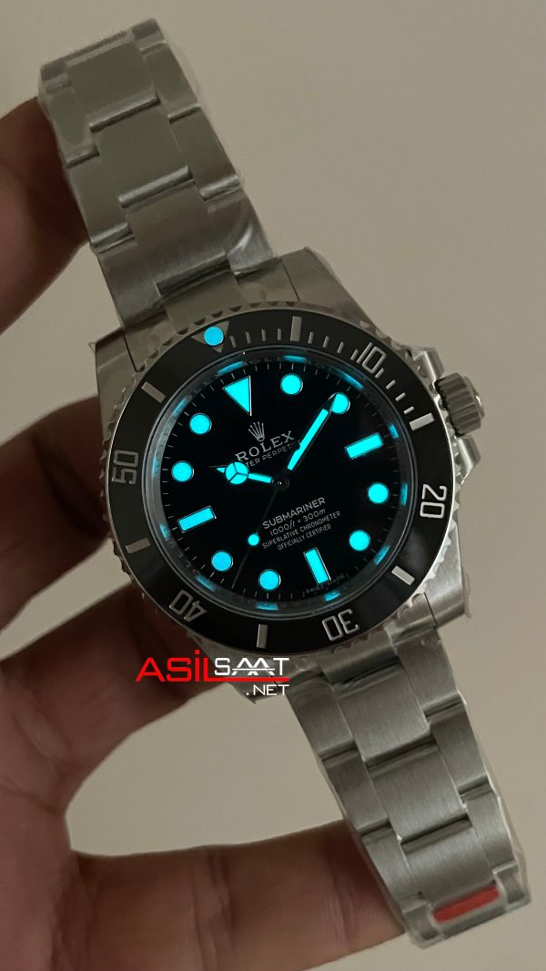 Rolex Submariner No Date 114060 40mm 3130 Super Klon Swiss ETA Saat VS Factory Rolex Submariner No Date 114060 40mm 3130 Super Klon Swiss ETA Saat VS Factory
