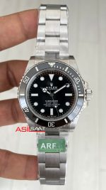 Rolex Submariner No Date 124060 Silver 41mm DD3230 Super Clone Swiss ETA Saat AR Factory