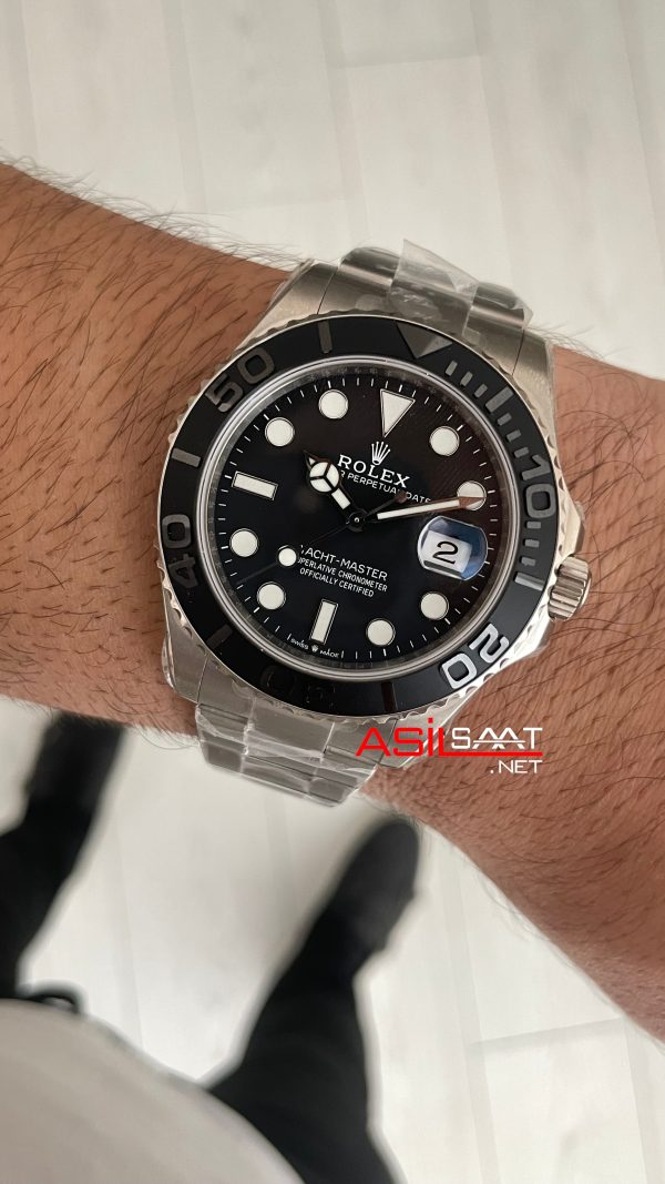 Rolex Yacht Master Titanium RLX 226627 Siyah Kadran 42mm DD3235 Super Clone Swiss ETA Saat TW Factory Rolex Yacht Master Titanium RLX 226627 Siyah Kadran 42mm DD3235 Super Clone Swiss ETA Saat TW Factory