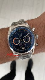 TAG Heuer Porsche Carrera Chronograph Mavi 40mm Replika Saat
