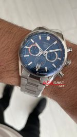 TAG Heuer Porsche Carrera Chronograph Mavi 40mm Replika Saat