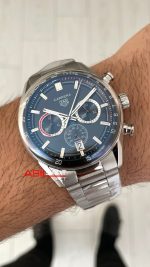 TAG Heuer Porsche Carrera Chronograph Siyah 40mm Silver Replika Saat