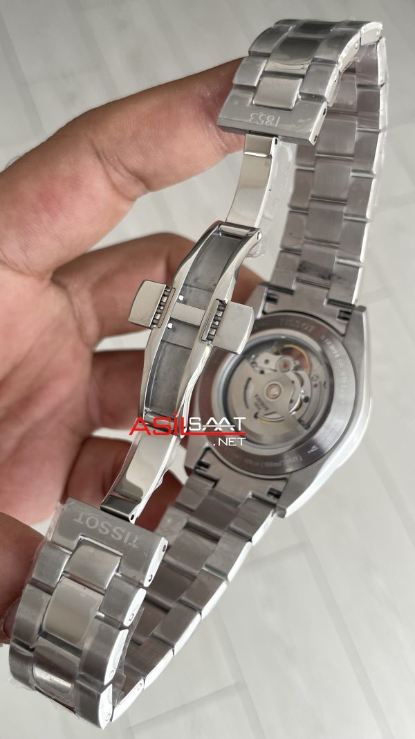Tissot Gentleman Tourbillon PowerMatic 80 Open Heart Mavi 40mm Erkek Kol Saati