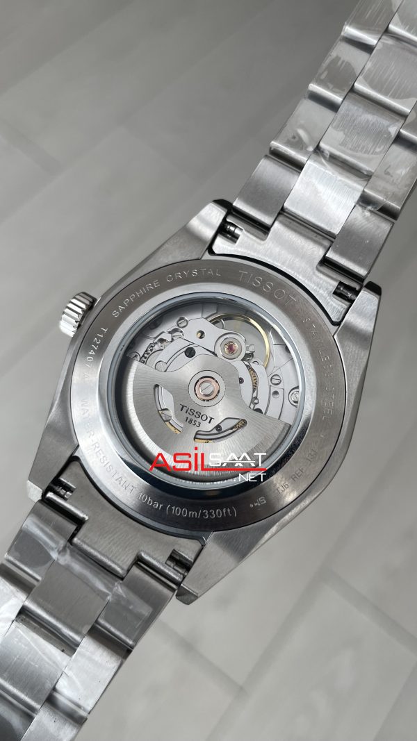 Tissot Gentleman Tourbillon PowerMatic 80 Open Heart Mavi 40mm Erkek Kol Saati