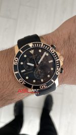 Tissot Seastar 1000 Chronograph Rose 45mm Siyah Kadran