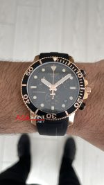 Tissot Seastar 1000 Chronograph Rose 45mm Siyah Kadran