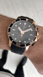 Tissot Seastar 1000 Chronograph Rose 45mm Siyah Kadran