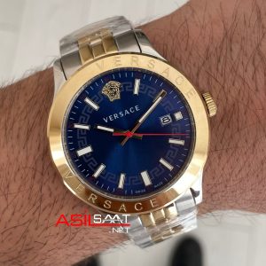 Versace Hellenyium Mavi 42mm Two Tone Gold