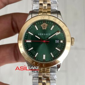 Versace Hellenyium Yeşil 42mm Two Tone Gold