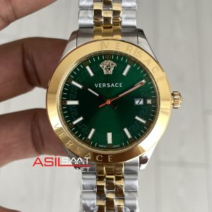 Versace Hellenyium Yeşil 42mm Two Tone Gold