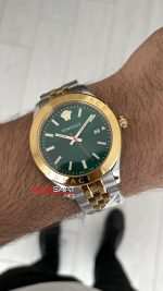 Versace Hellenyium Yeşil 42mm Two Tone Gold