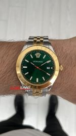 Versace Hellenyium Yeşil 42mm Two Tone Gold